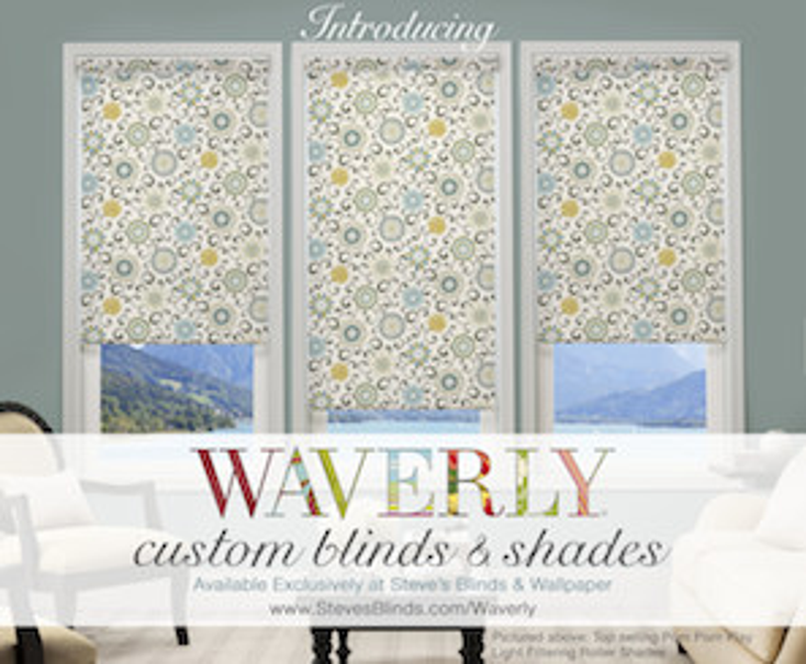 Waverly Unveils Window Treatments Waverly Unveils Window Treatments