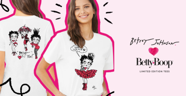 Betty Boop Women's Baseball Jersey #30 Button Up Graphic