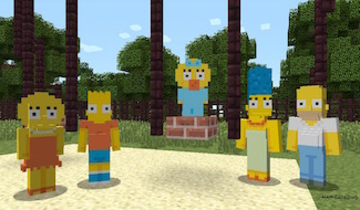 'Minecraft' Simpsons Arrive on Xbox