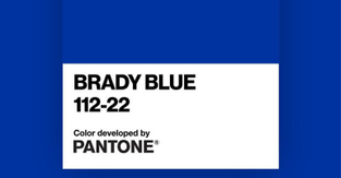 A Brady Blue sample