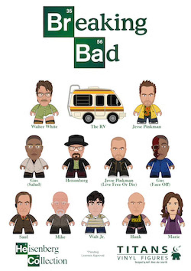 Sony Teams for Breaking Bad Figures Sony Teams for Breaking Bad Figures