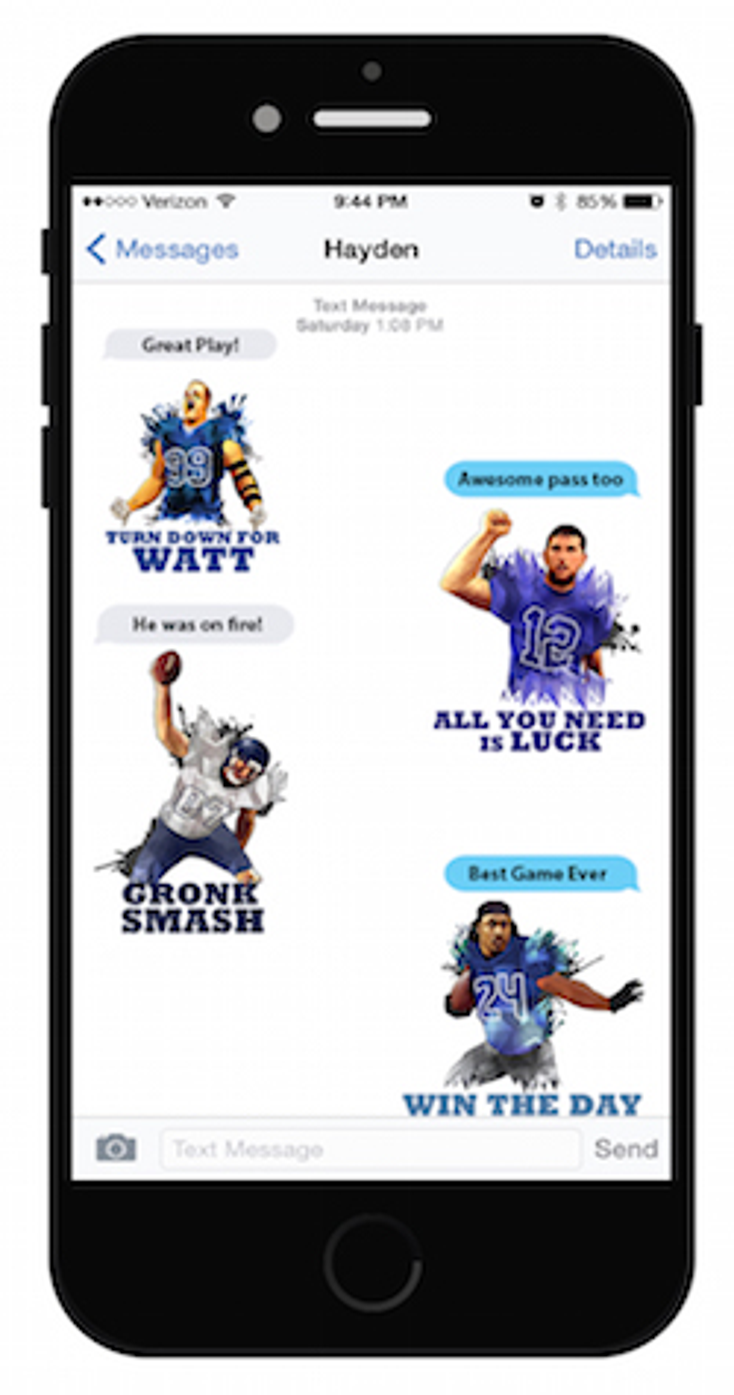 NFL Players Go Mobile