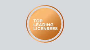 Top Leading Licensees logo.