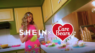 Shein x Care Bears collection promotional video