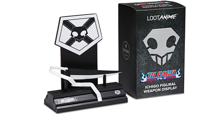 The "Bleach" Loot Crate advertisement featuring a figurine from the box