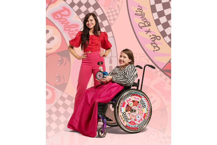 Barbie, Izzy Wheels Collab for Custom Wheelchair Accessories