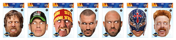 Mask-arade Adds to WWE Range Mask-arade Adds to WWE Range
