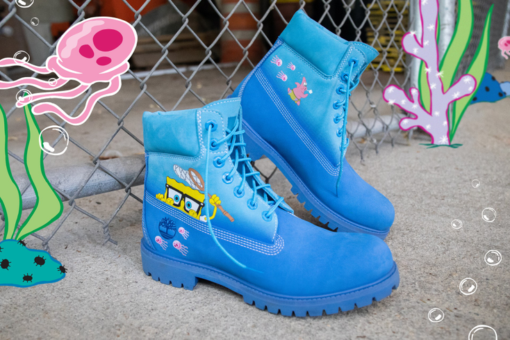 Controle Proportioneel dubbele SpongeBob' Soaks Up Timberland Boots Collab | License Global
