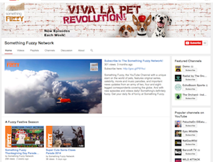Big Tent Launches Pet YouTube Channel Big Tent Launches Pet YouTube Channel