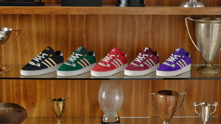 The five shoes from the Rivals collection. The five shoes from the Rivals collection.