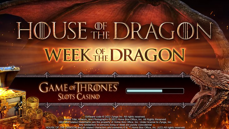 Promotional image for “Game of Thrones” Slots Casino.