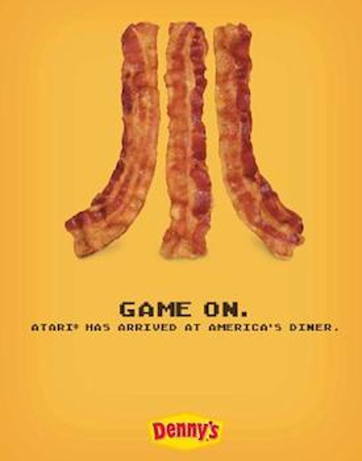Denny’s Spices Up Atari Games Denny’s Spices Up Atari Games