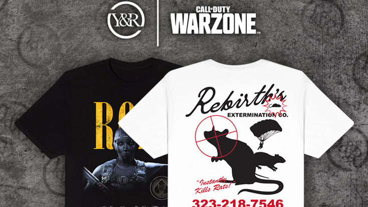 Both T-shirts from the "Call of Duty" and Young & Reckless collaboration. Both T-shirts from the "Call of Duty" and Young & Reckless collaboration.