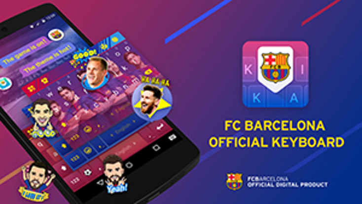 FC Barcelona Unveils Keyboard App FC Barcelona Unveils Keyboard App