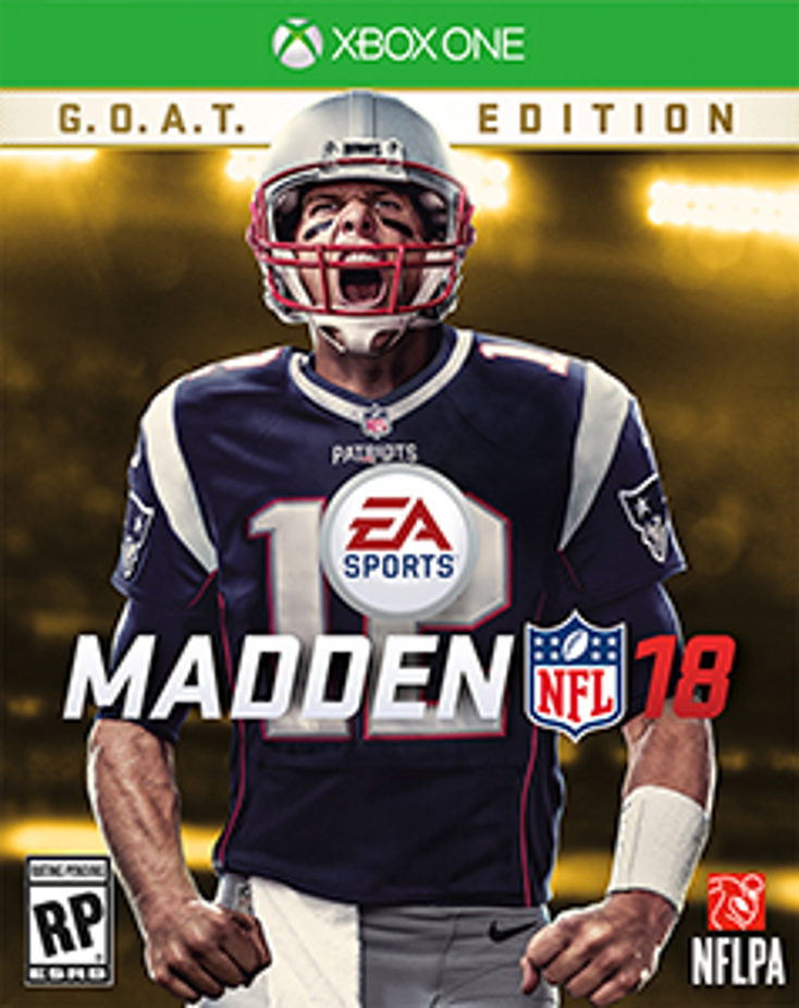 Brady Wins 'Madden NFL 18' Cover