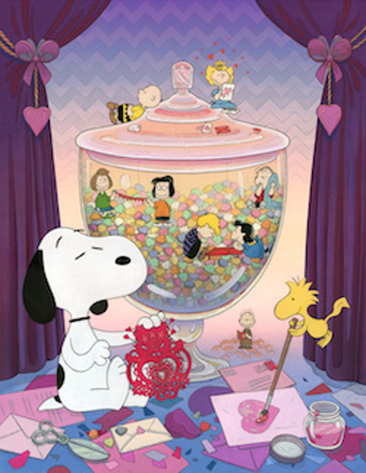 Dark Hall Preps for V-Day with Peanuts Dark Hall Preps for V-Day with Peanuts