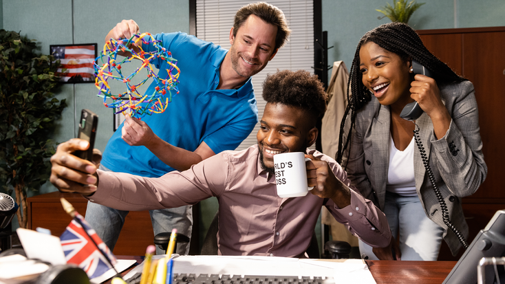 Fans at “The Office Experience.” Fans at “The Office Experience.”