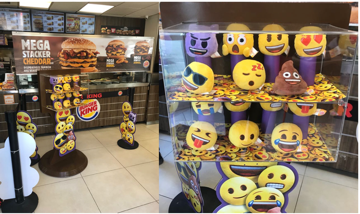 Emoji Crowns Burger King Partner
