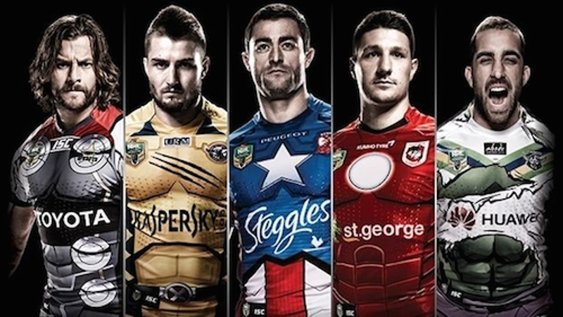 NEWS: ISC reveals 2017 NRL Marvel Heroes 3 Superhero jerseys – Rugby Shirt  Watch