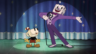 Scene from "The Cuphead Show."