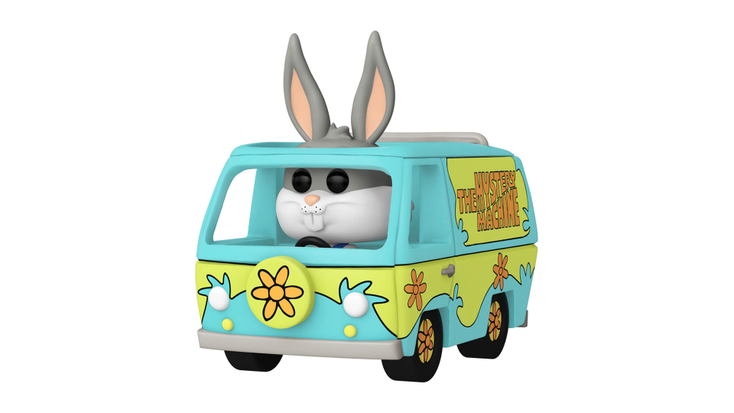 Bugs Bunny in the Mystery Machine.