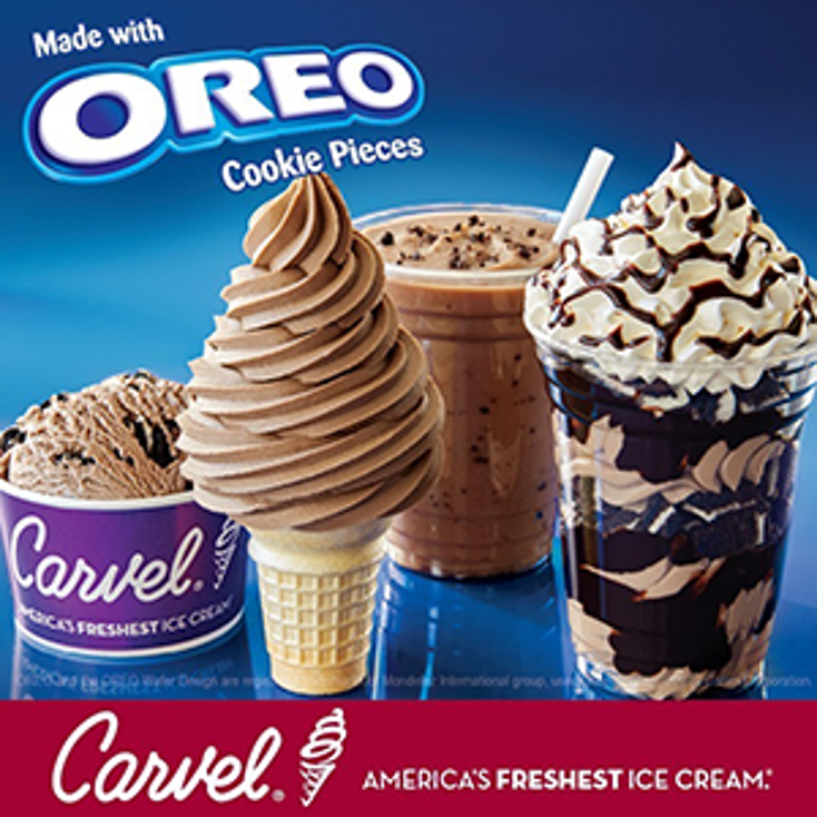 Carvel Dishes Oreo Ice Cream