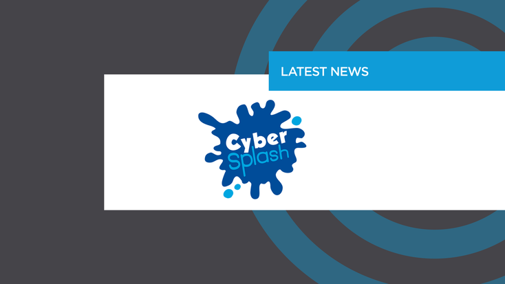 CyberSplash logo. CyberSplash logo.