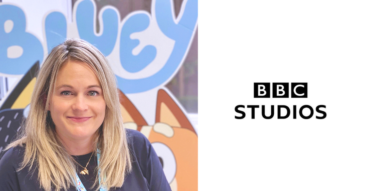 Kate O'Connor, the new licensing head for "Bluey" Kate O'Connor, the new licensing head for "Bluey"