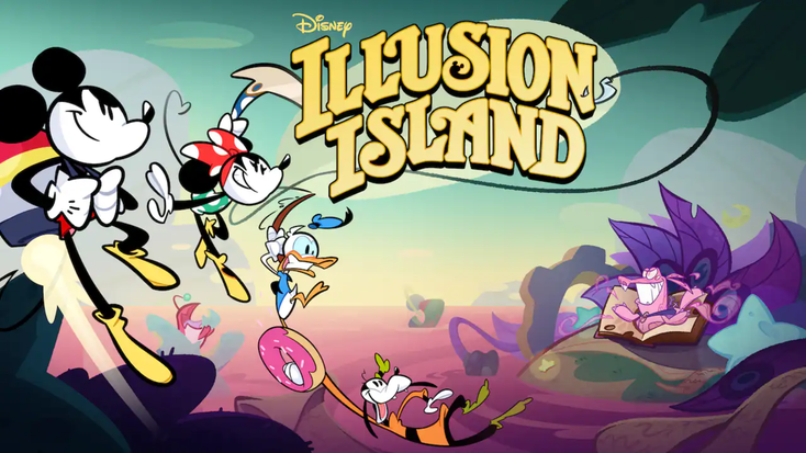 Promotional image for “Disney Illusion Island.” 