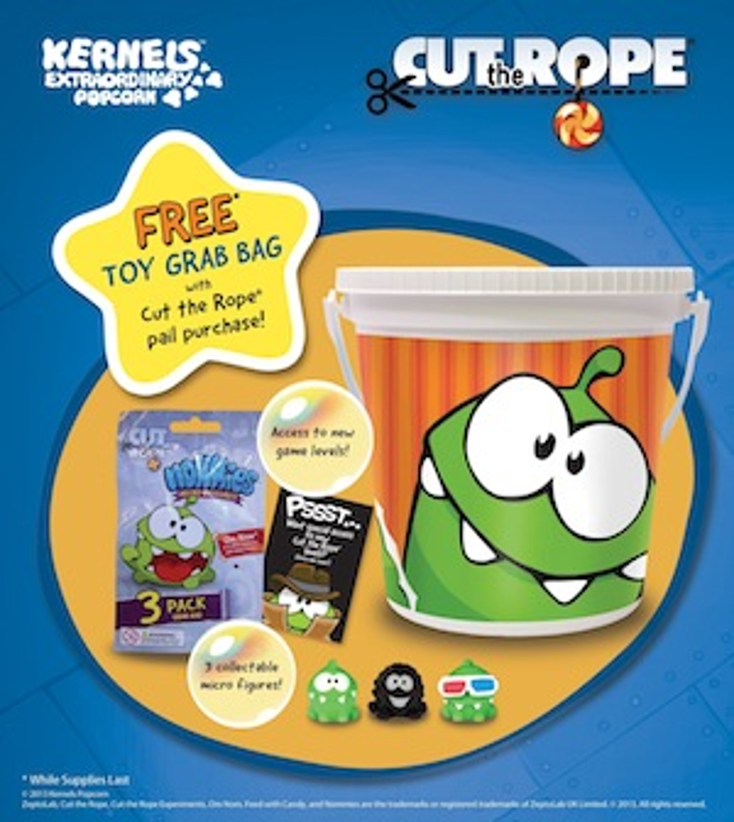 Cut the Rope Bags Popcorn Promo