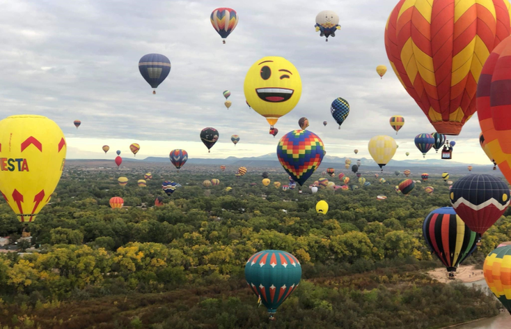 Bravado, Emoji Float On at Bristol Balloon Fiesta