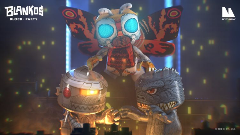 Blankos Block Party x “Godzilla” Cosmetics and NFTs Blankos Block Party x “Godzilla” Cosmetics and NFTs