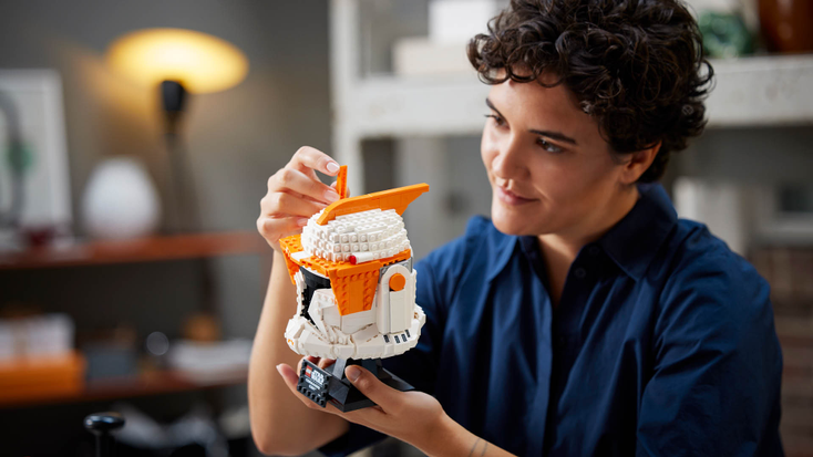 The Commander Cody helmet. The Commander Cody helmet.