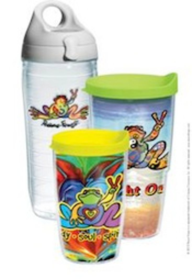 Peace Frogs Hops onto Tervis Cups Peace Frogs Hops onto Tervis Cups