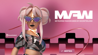 Promotional image for Metaverse Fashion Week.
