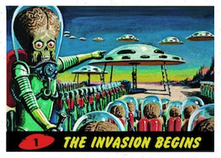 Topps Unveils Mars Attacks Line Topps Unveils Mars Attacks Line