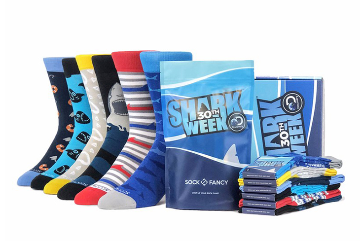 Discovery Socks it to Shark Week Discovery Socks it to Shark Week
