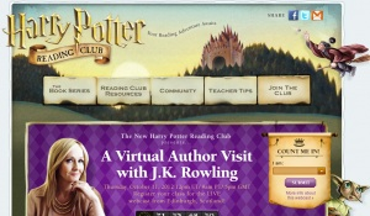 Scholastic Starts Potter Book Club Scholastic Starts Potter Book Club