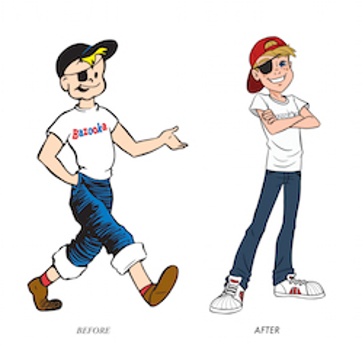 Bazooka Joe Gets a New Look Bazooka Joe Gets a New Look