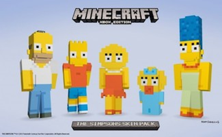 'Minecraft' to Feature The Simpsons 'Minecraft' to Feature The Simpsons