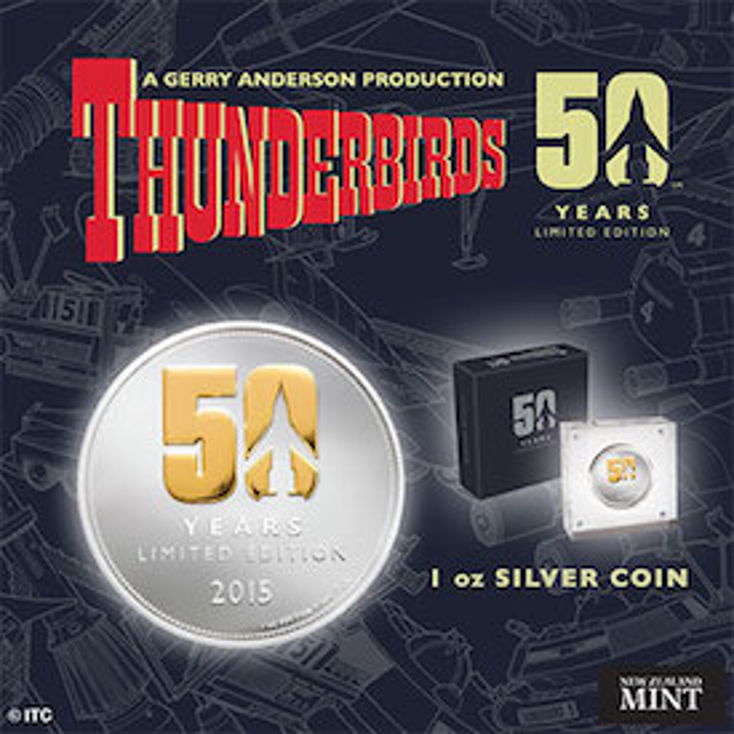 NZ Mint Fetes 'Thunderbirds' 50th