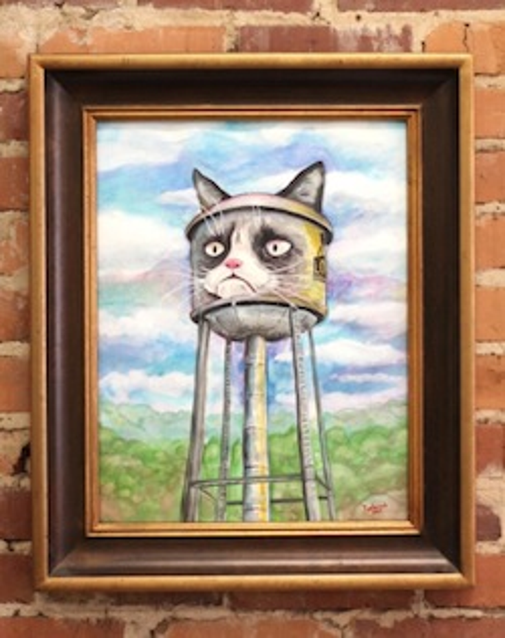 Grumpy Cat Inspires Art