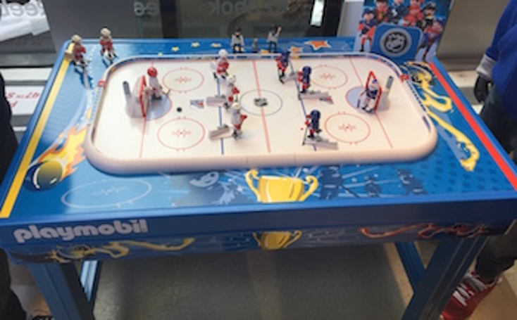 NHL Scores with Playmobil