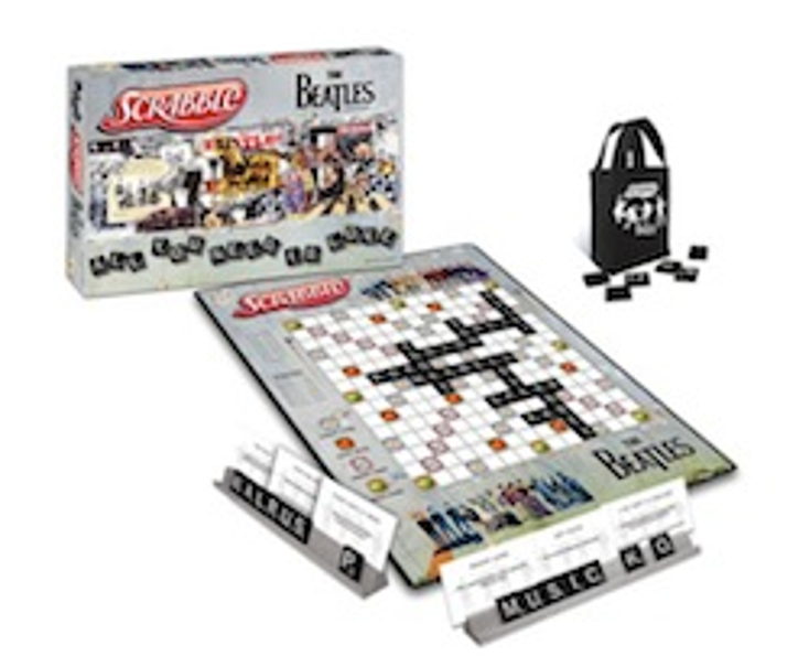 Beatles Head to Scrabble Board Beatles Head to Scrabble Board