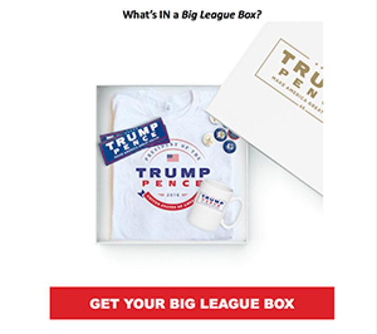 Trump Hints at Subscription Box Plans Trump Hints at Subscription Box Plans