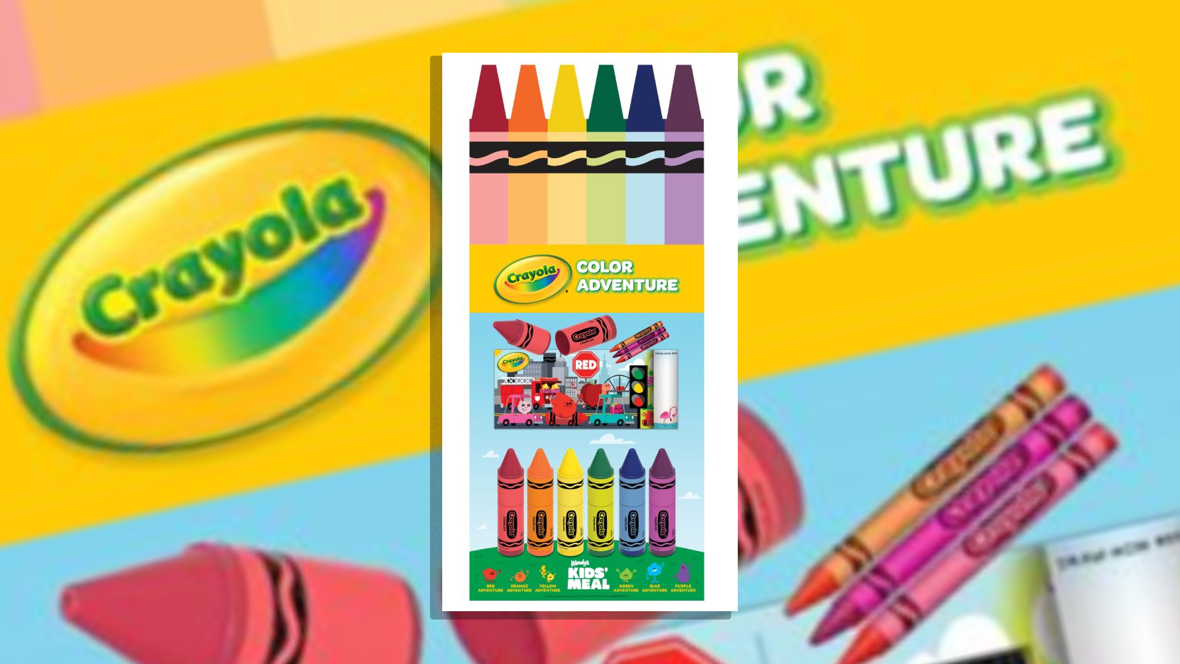 Wendys crayon toy