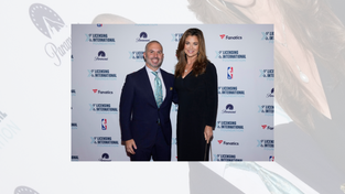Kathy Ireland and Salvatore Lorocca at 2022 Hall of Fame event. 