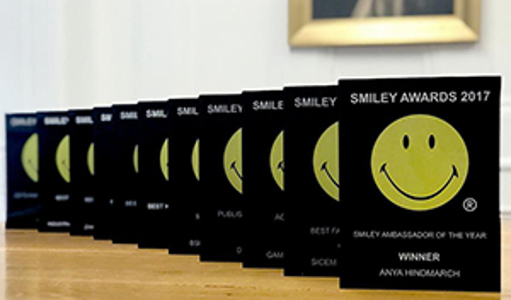 Smiley Honors Top Licensing Partners