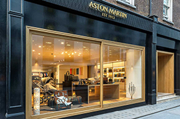 Aston Martin Shop Speeds into London Aston Martin Shop Speeds into London