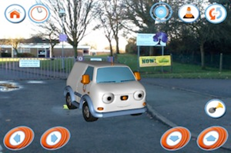 Olly Drives into Augmented Reality